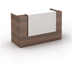 OM Sorrento Reception Counter 1800W x 840D x 1150mmH Casnan/White