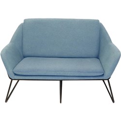 Rapidline Cardinal Lounge Chair 2 Seater 1335W x 690D x 890mmH Light Blue