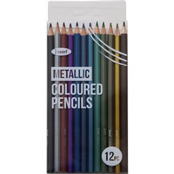 Jasart Premium Pencils Metallic Set of 12