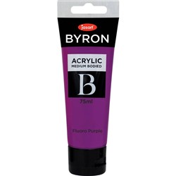 Jasart Byron Acrylic Paint 75ml Fluoro Purple