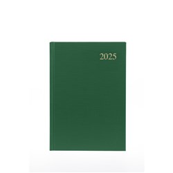 Collins Essential Diary A5 Day To Page Green