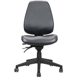 Rapidline Endeavour Pro Operator Chair High Back Black PU