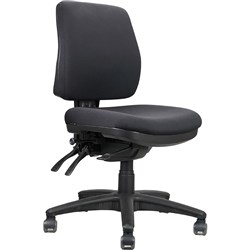 Rapidline Ergo Midi Operator Chair Medium Back Black