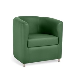 K2 Marbella Darwin Tub Chair Green PU Leather