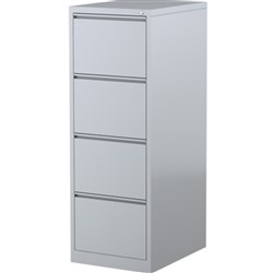 Mercury Vertical Filing Cabinet 4 Drawer 470W x 620D x 1320mmH Graphite Ripple