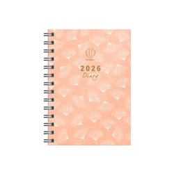 Upward Fashion Diary B6 Week To View Peach Fuzz