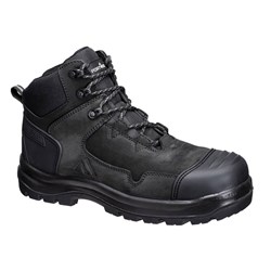 Portwest Apex Composite Mid Boot S3S Heat Slip Fuel Oil Water Resistant Size 37 Black