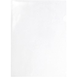 Marbig Ultra Letter Files A4 Polypropylene Clear Pack Of 100