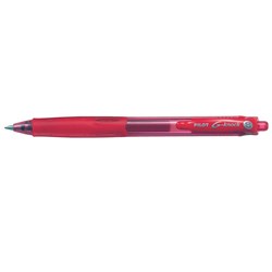 Pilot BeGreen G-Knock Gel Pen Retractable Fine Red