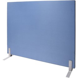 Rapidline Free Standing Screen 1800W x 50D x 1500mmH Blue Fabric