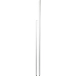 Rapidline Rapid Screen Joining Pole 1250mmH 90 Degree Silver