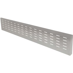 Rapidline Rapid Span Metal Modesty Panel 957Wx300mmH Silver Grey