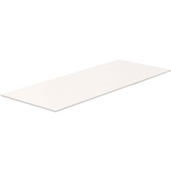 Rapidline Rectangle Table Top Only 1200W x 600D x 25mmH White