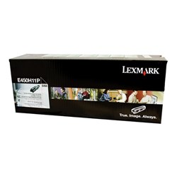 Lexmark E450H11P Toner Cart Prebate, Black