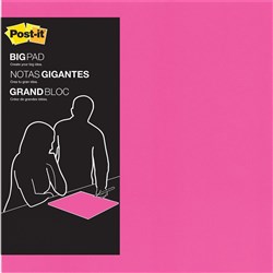 Post-It BP15P Big Pads 381x381mm Bright Pink 30shts