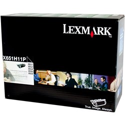Lexmark X651H11P Return Programme 25K Toner Cartridge High Yield Black