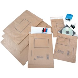 Jiffy Sealed Air P4 Padded Selfsealer Mailing Bags 240 x 340mm Brown Pack Of 10