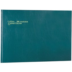 Collins Analysis 800 Series A3 32 Money Column Green