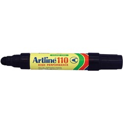 Artline 110 Jumbo Permanent Marker Bullet 4mm Black