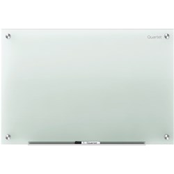 Quartet Infinity Glass Board 895x635mm Frosted Office Series