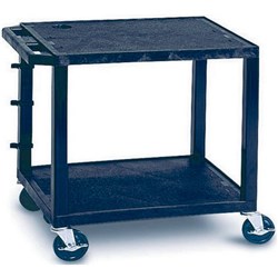 Tuffy Utility Trolley 2 Shelf 66cmH Black