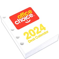 Office Choice Desk Calendar Side Opening Refill 102x76mm Day to a Page