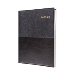 Collins Vanessa Financial Year Diary A4 Day to Page Black