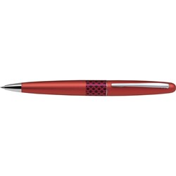 Pilot MR3 Ballpoint Pen Medium 1mm Wave Metallic Red Barrel Black Ink