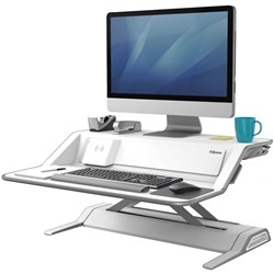 Fellowes Lotus DX Sit-Stand Workstation 832W x 616D 100-443mmH White