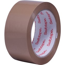 Sellotape 767 Packaging Tape 36mmx75m Hot-Melt Adhesive Brown